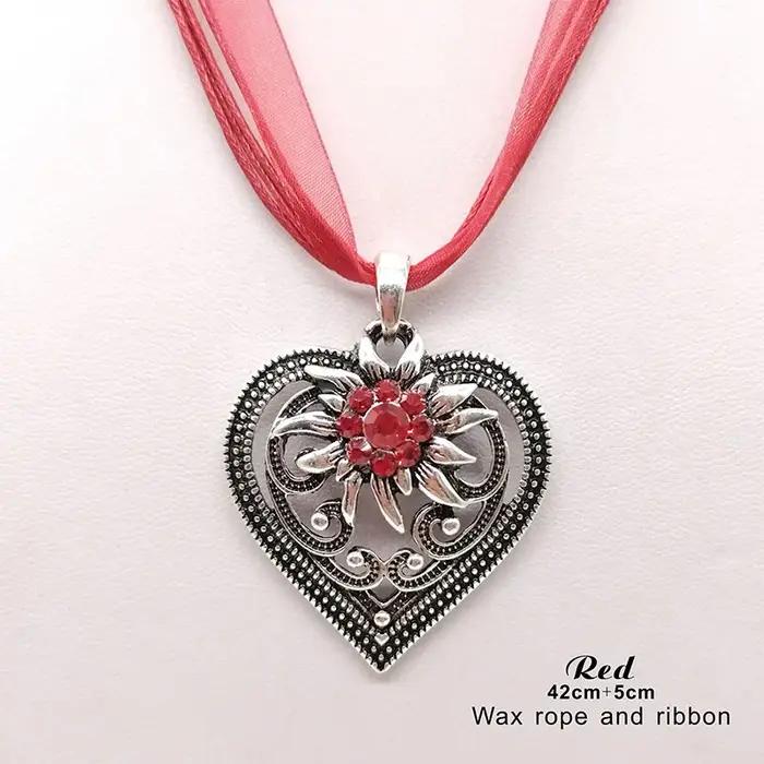 Collier pendentif gravure en forme de coeur pour femme, tour de cou Edelwed'appareils, accessoires d