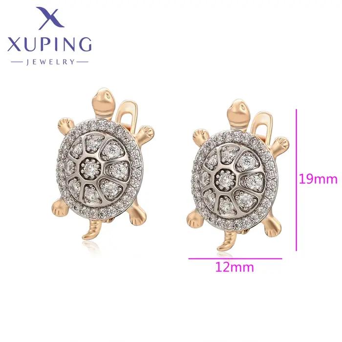 Xuping Jewelry – boucles d'oreilles en forme d'animal, plaquées couleur or, pour femmes, bijoux cade