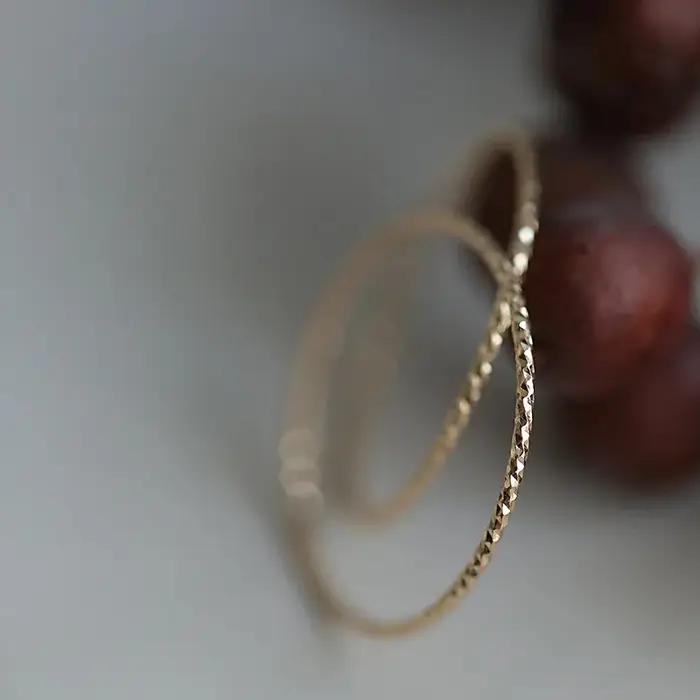 Monkton – bague fine minimaliste plaquée argent 925 et or 14 carats pour femmes