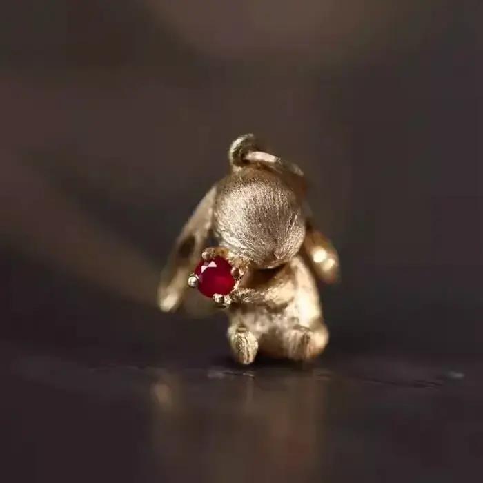 Ensembles de bijoux en forme de lapin mignon et exquis