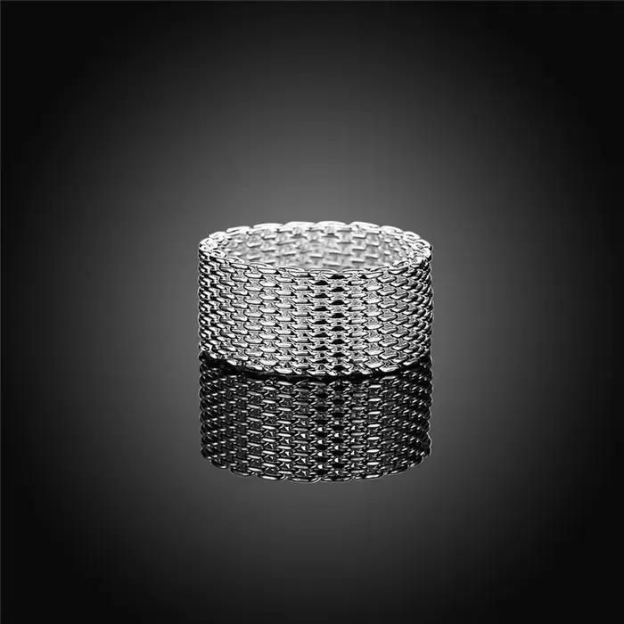 Bague creuse en argent Sterling 925 pour femmes, breloque à la mode, bijoux de fiançailles et de mariage