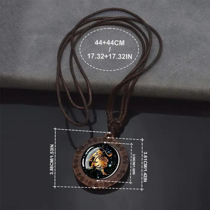 12 signes du zodiaque corde chaîne collier bélier taureau Gemini Cancer lion vierge balance scorpion Constellation