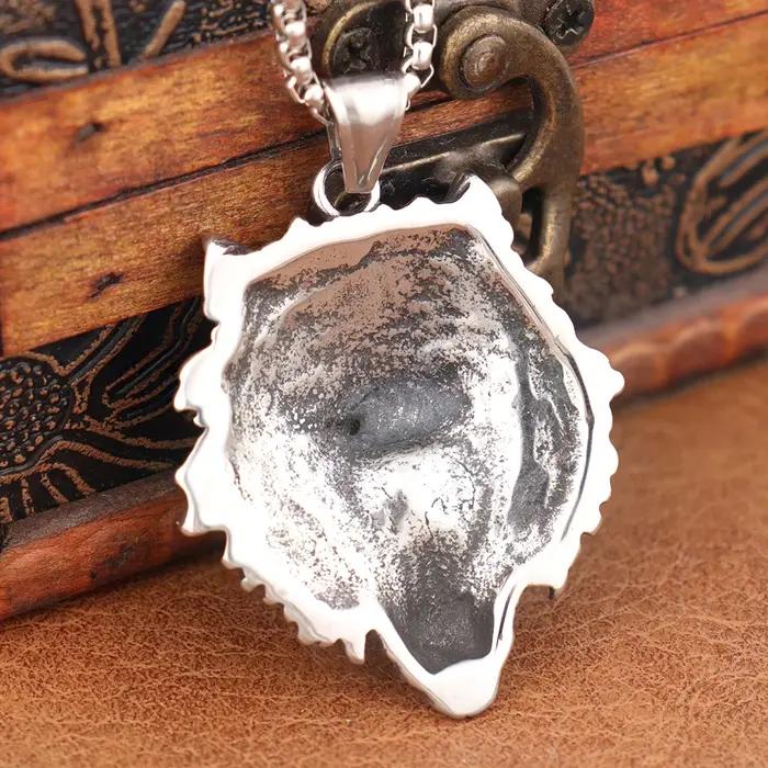 Collier loup Viking nordique à la mode pour hommes