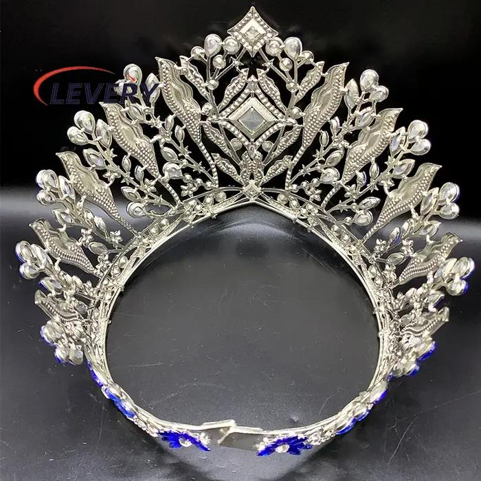 Couronne de mariage reine royale pour femmes élégante accessoire cheveux brillance strass verre occassions spéciales