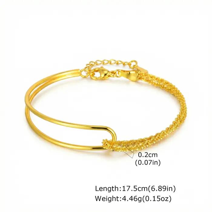 Bracelet de perles commissionné pour femme, bijoux empilables simples, 10mm