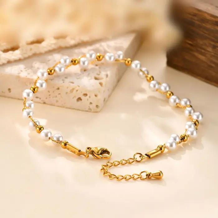 Everver-Bracelets à breloques JOFlower en acier inoxydable