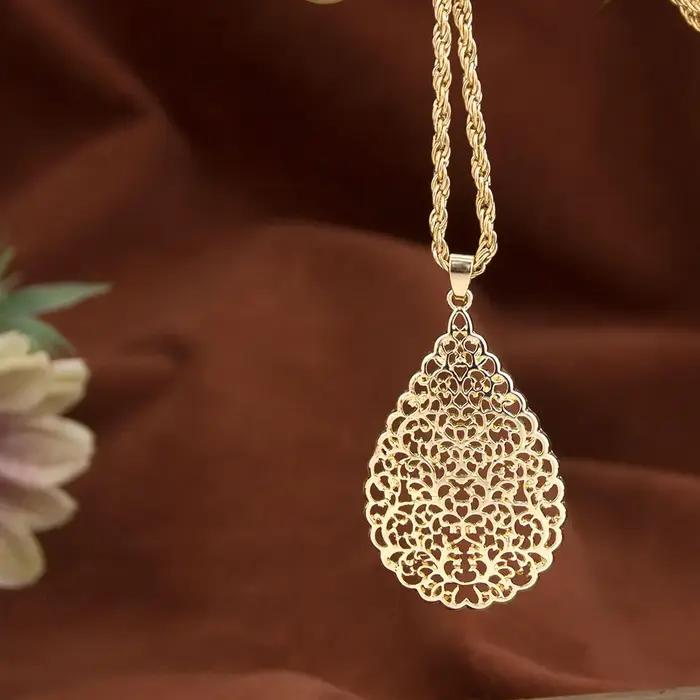 Parure de bijoux Sunspicems dorée pour femme