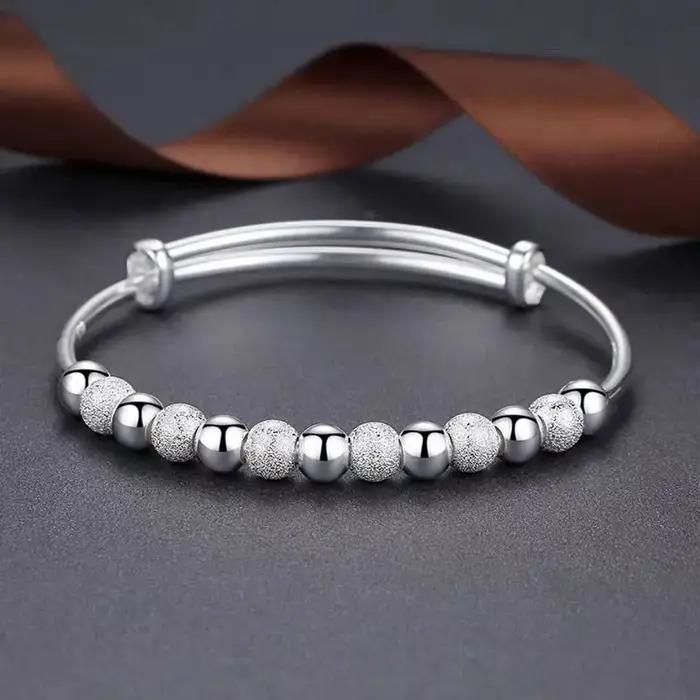 Bracelets à breloques en argent 925 réglables pour femmes