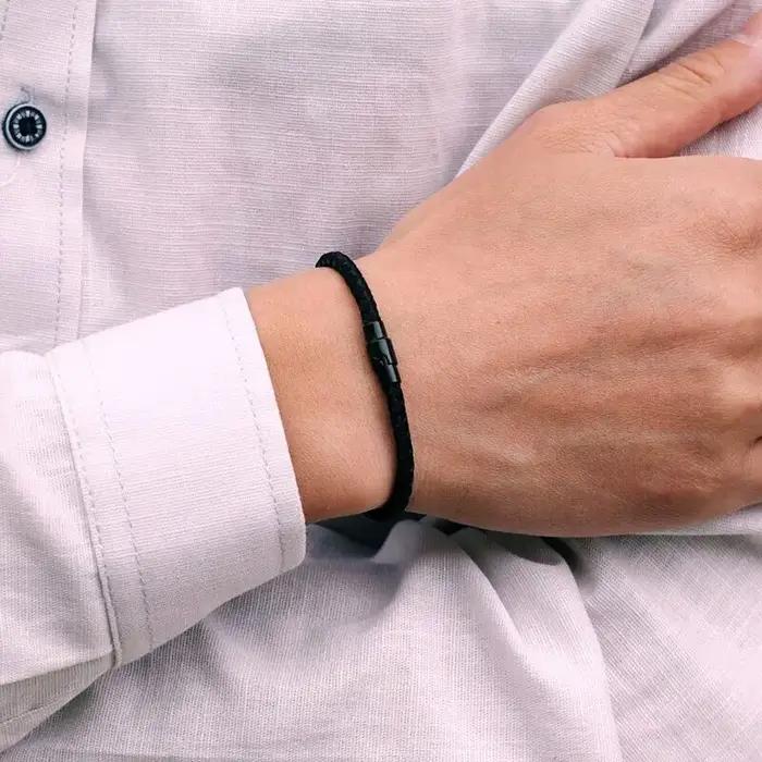 Bracelet en corde de quille de qualité supérieure bracelet magnétique de couple porte-bonheur pour la richesse et la prospérité symbole de réussite pour hommes et femmes