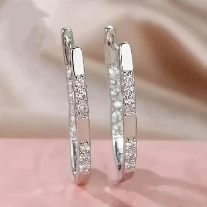 Boucles d'oreilles bohème luxueuses en forme de V pour femmes