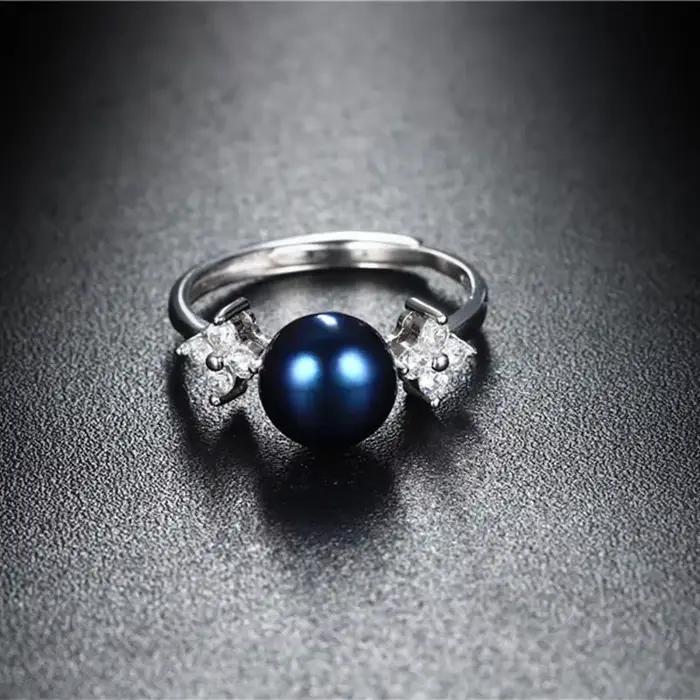 Dainashi – bague en argent Sterling 925 avec perles de culture d'eau douce
