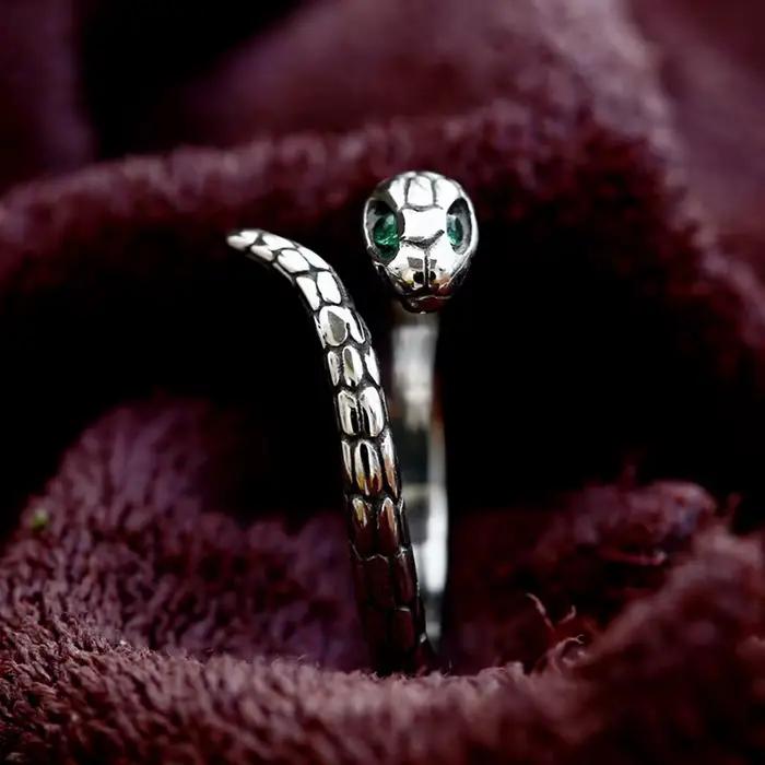 Zircon vert en argent sterling 925 Bague de mariage pour femmes
