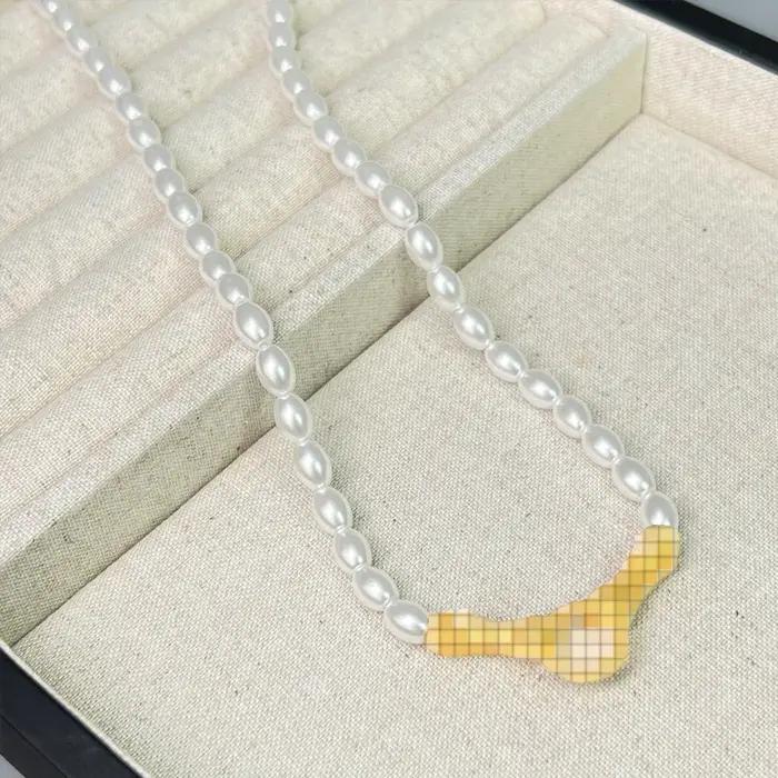Nouvelle Collection : Collier de Perles Rose Story pour Femme, Chaîne de Clavicule Xiaomi, Bijoux de Luxe Plaqué Or