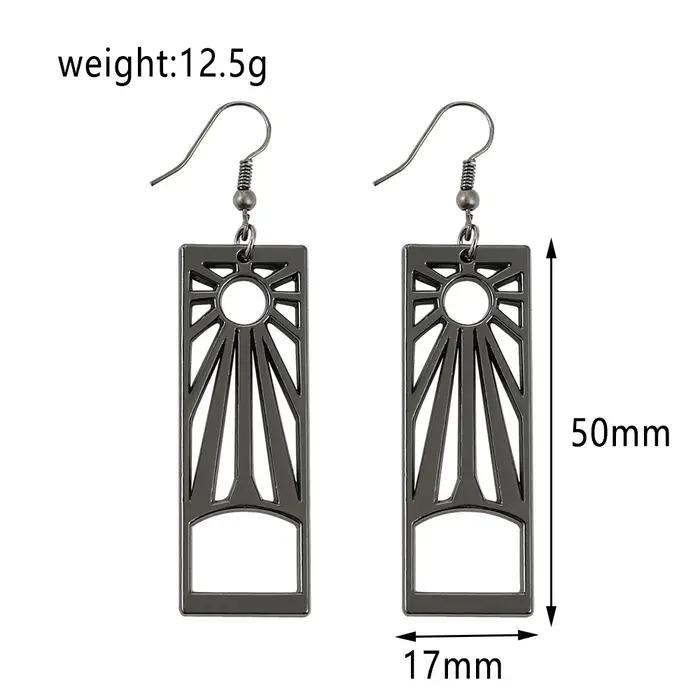 Boucles d'oreilles en métal Demon and The Slayer