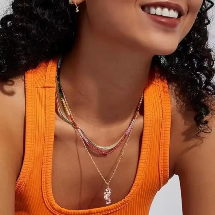 Collier de perles Boho pour femmes