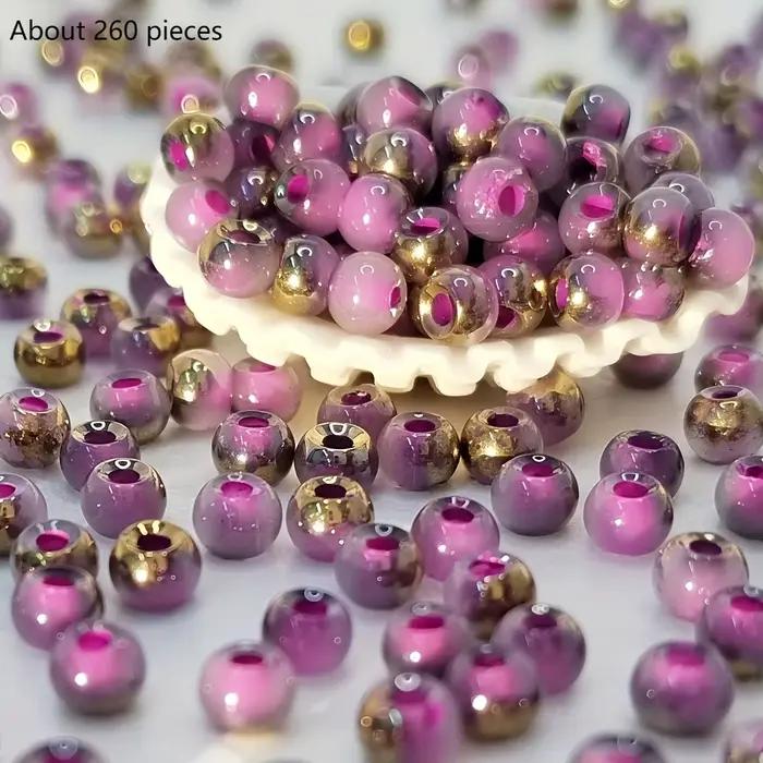 Matériaux de bijoux faits à la main avec perles rondes