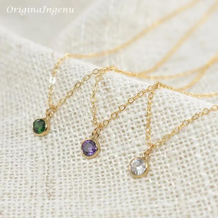 Collier en or 14K pour femmes, fait à la main, ras du cou, chaîne, style Boho