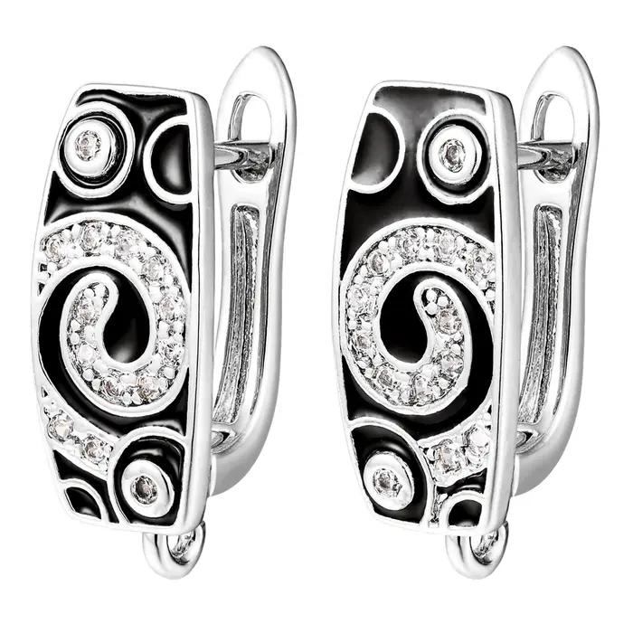Juya – crochets de boucles d'oreilles décoratifs plaqués or 18 carats