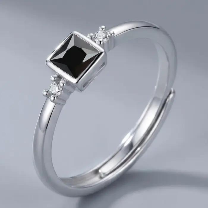 Bague ouverte ajustable en argent sterling S925