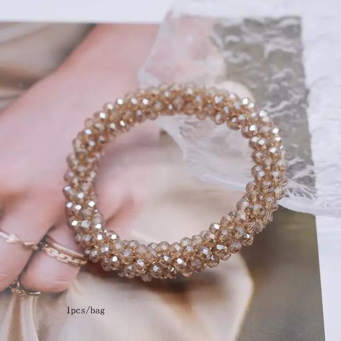 Bracelet de perles à la mode, élastique, fait à la main, cadeau pour femmes, nouvel accessoire pour