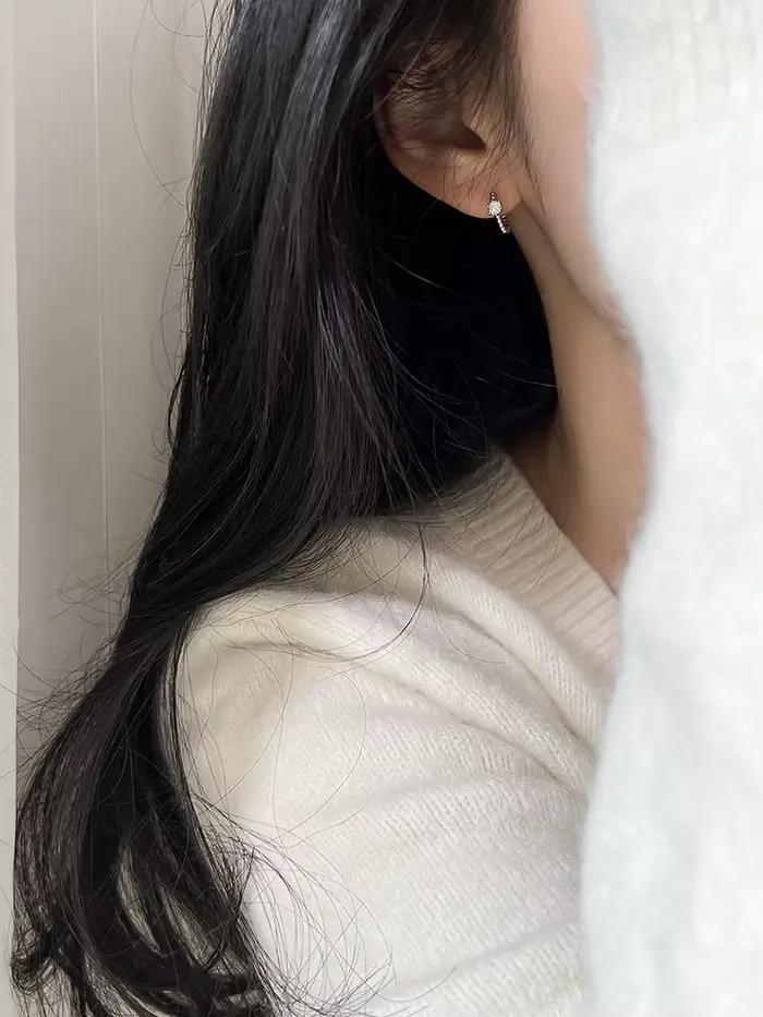 REETI – boucles d'oreilles en argent Sterling 925 pour femmes, bijoux créatifs Sexy en pierre de Zir