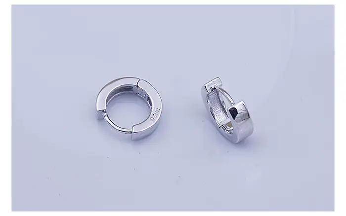 Bague d'oreille en argent regardé 925 en forme de périphérie Sophia