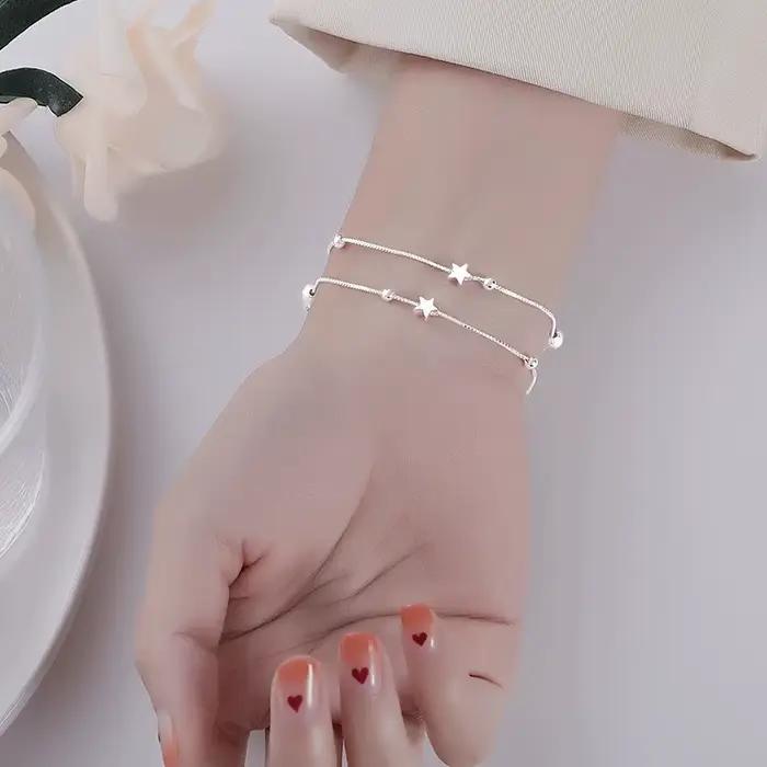 Bracelets de luxe en argent Sterling 925 pour femmes