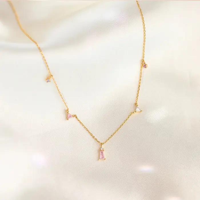 ROXI – collier en diamant violet en argent Sterling 925