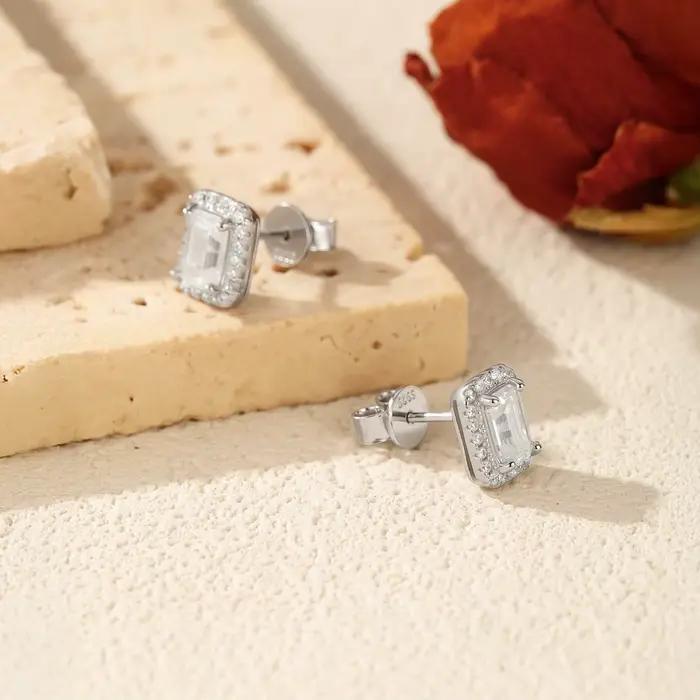 MODIAN – boucles d'oreilles en Moissanite