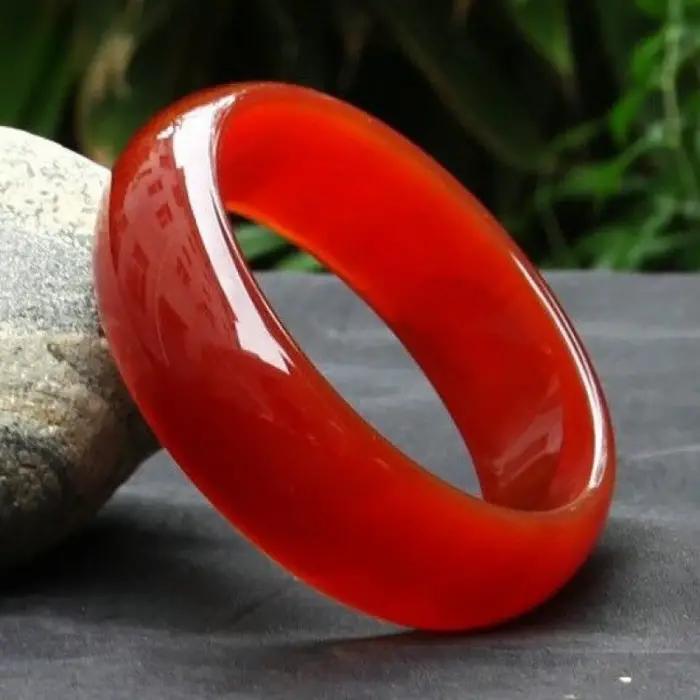 Bracelet agate rouge, bracelet pour femmes, escales à la mode