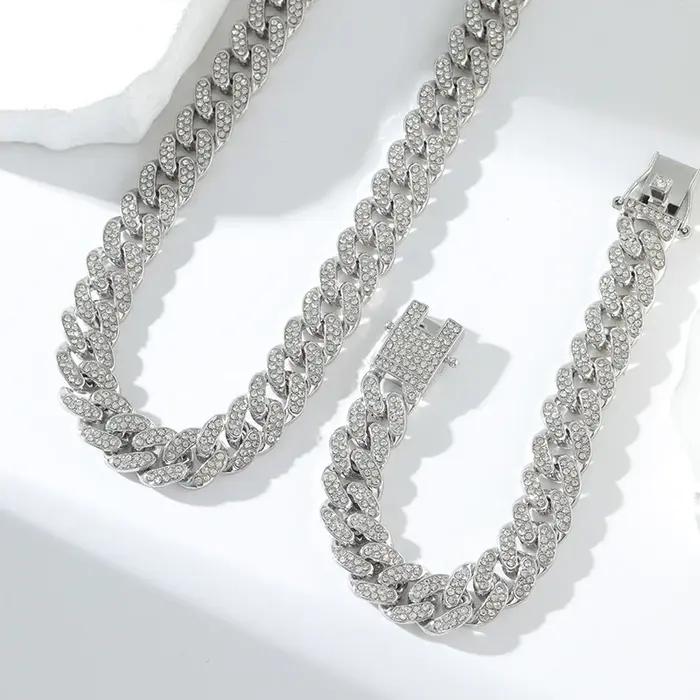 Ensemble de Colliers et Bracelets en Argent pour Femme