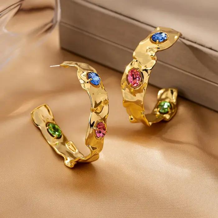 Boucles d'oreilles, collier