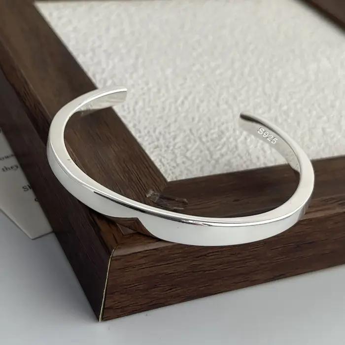 Bracelets en argent Sterling 925 pour femmes et hommes, accessoires de chaîne, tendance, Vintage, ét
