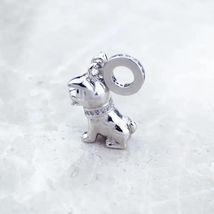 Nouveau pendentif à breloque Corgi chien 925 en argent Sterling bijoux de mode pour femme cadeau mignon