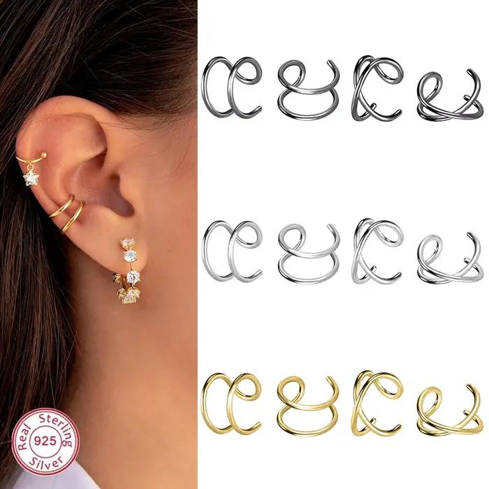ZEMO – boucles d'oreilles en argent Sterling 925 pour femmes