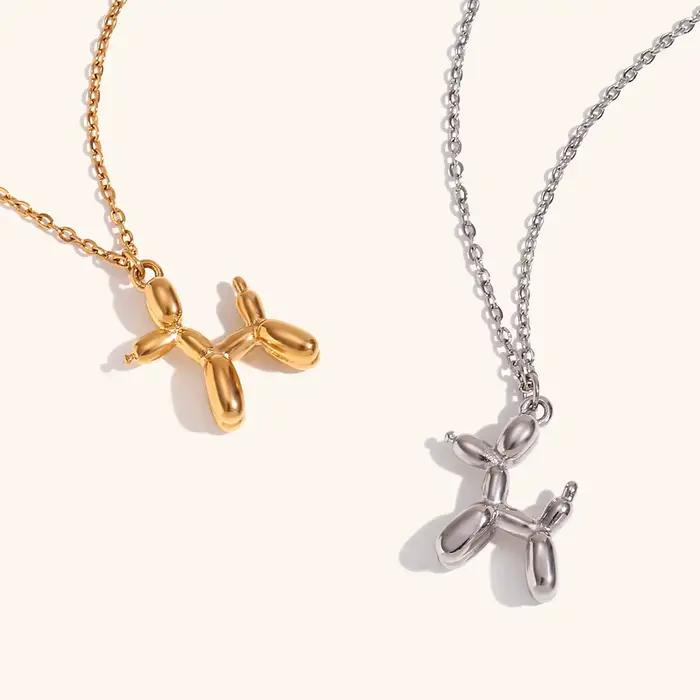 La.Muses – joli pendentif chiot tridimensionnel