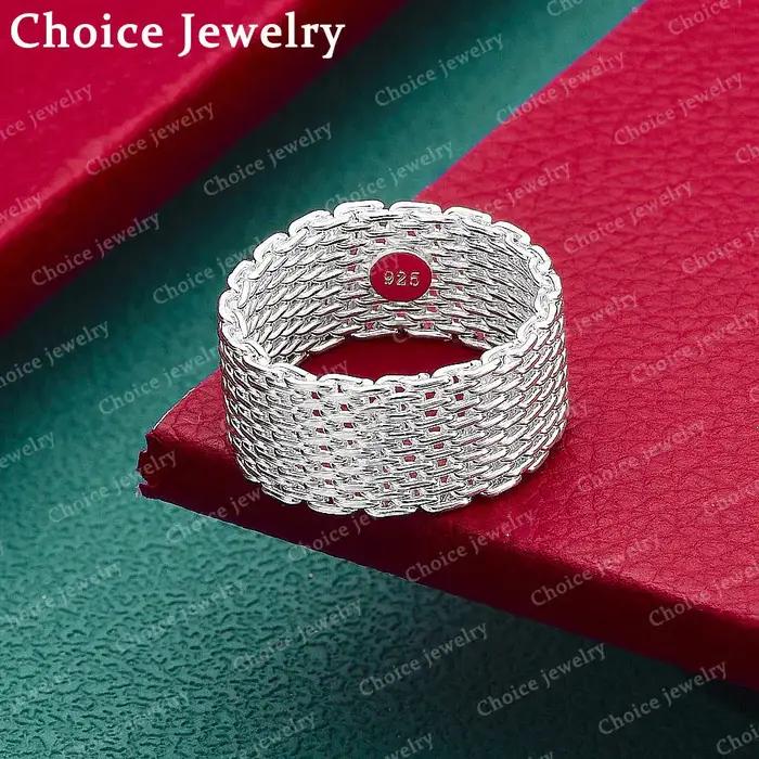 Bague en argent Sterling 925 pour hommes et femmes