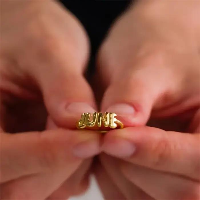 Bague personnalisée avec nom