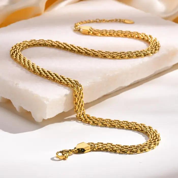 Collier en maille pour femmes