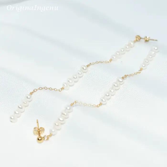 Boucles d'oreilles en perles naturelles