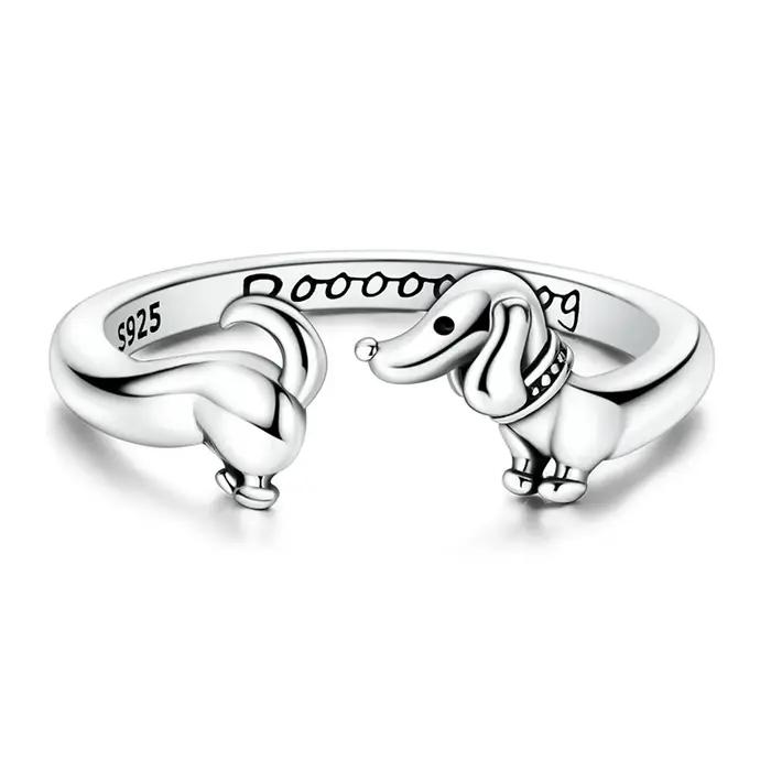 Bagues ouvertes en argent Sterling 925 pour femmes et filles