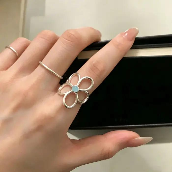 BF CLUB – bague en argent Sterling 925 pour femmes