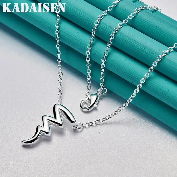 Collier avec pendentif original en argent Sterling 925