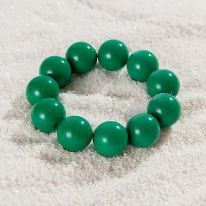 Bracelets colorés en grosses perles pour femmes