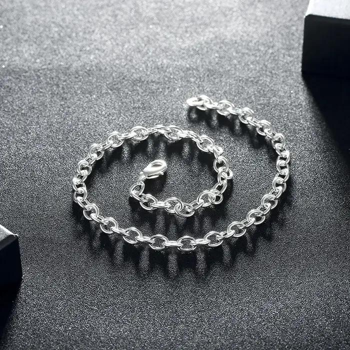 Collier en argent Sterling 925 pour hommes et femmes