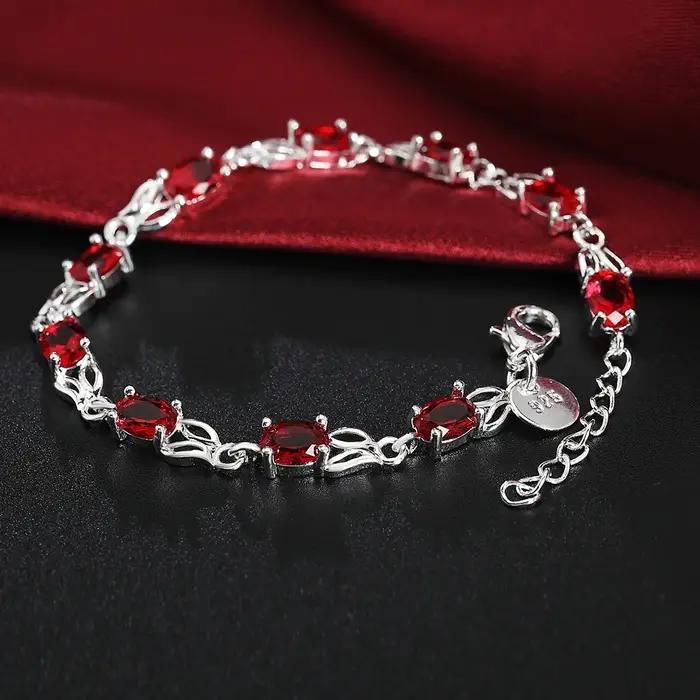 Bracelet exquis en argent Sterling 925 pour femme