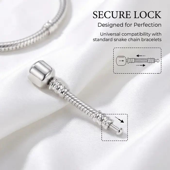 Extension de bracelet en argent sterling 925, compatible avec les bracelets à breloques originaux, pour allonger les bijoux féminins, 3,5 cm et 4 cm