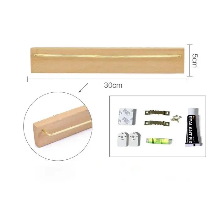 Présentoirs à Bijoux en Bois, pour Collier, Boucles d'Oreilles, Bague, Crochet, Support de Rangement