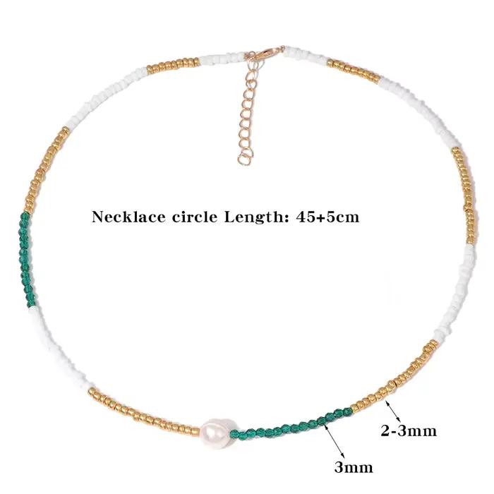 Collier de perles de culture naturel pour femme mode sophistiquée soirée chic bijou cadeau occasions spéciales