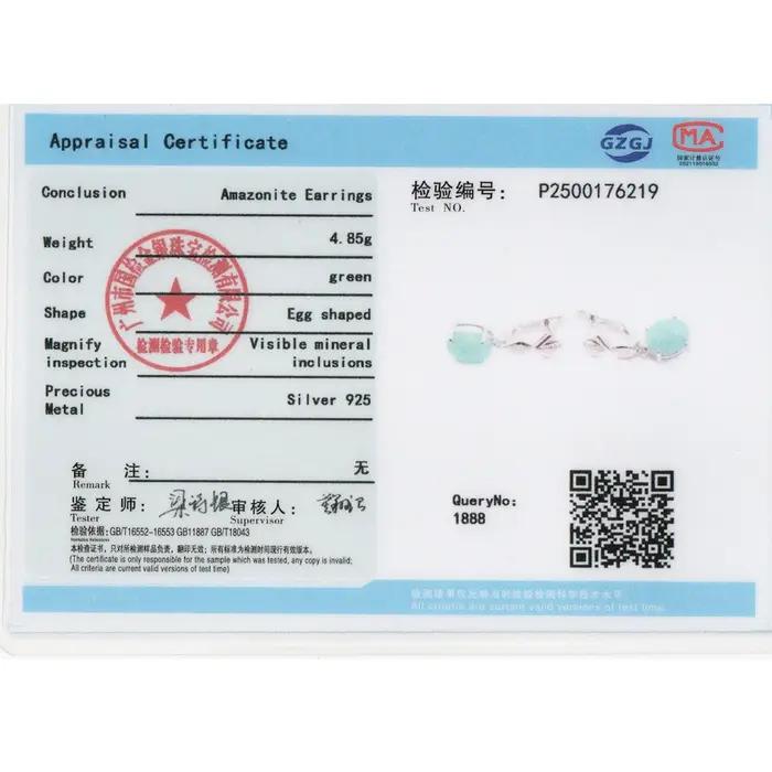 Boucles d'oreilles élégantes à fermoir en argent sterling 925